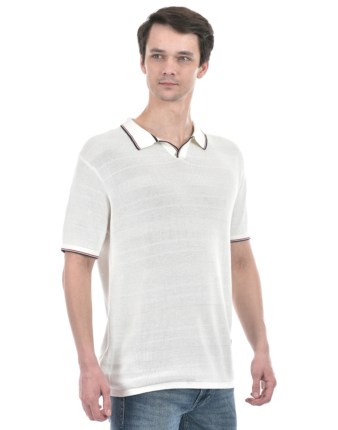 Numero Uno Men Solid White T-Shirt